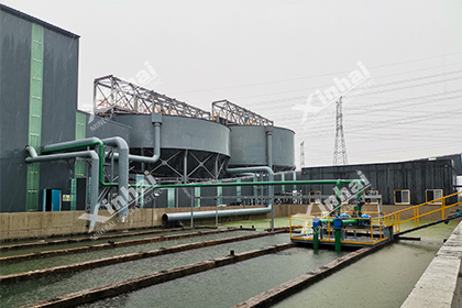 Iron ore extraction plant in China